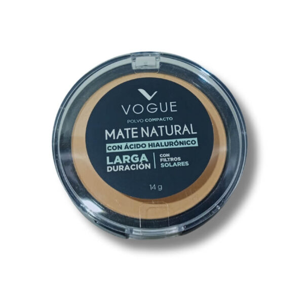 POLVO COMPACTO VOGUE MATE NATURAL