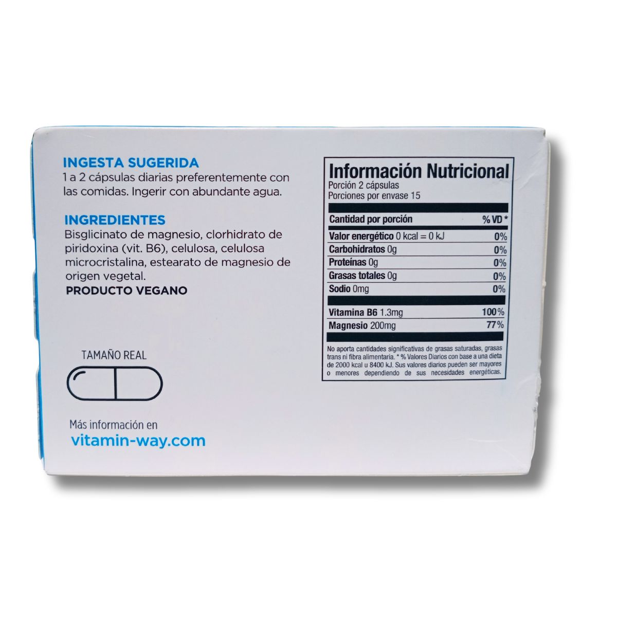 MAGNESIO QUELATO 30 cápsulas - Image 2