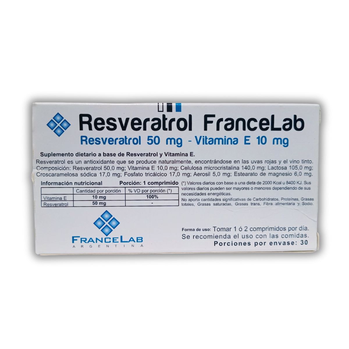 RESVERATROL 30 comprimidos - Image 2