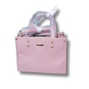 CARTERA DE MANO ROSA